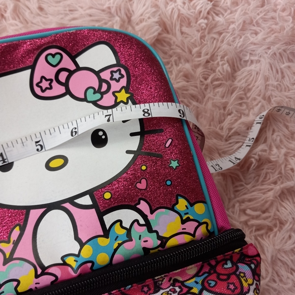 SOLD! Hello Kitty y2k glittery insulated lunch tote! EUC! Vintage kawaii sanrio! - Picture 11 of 15